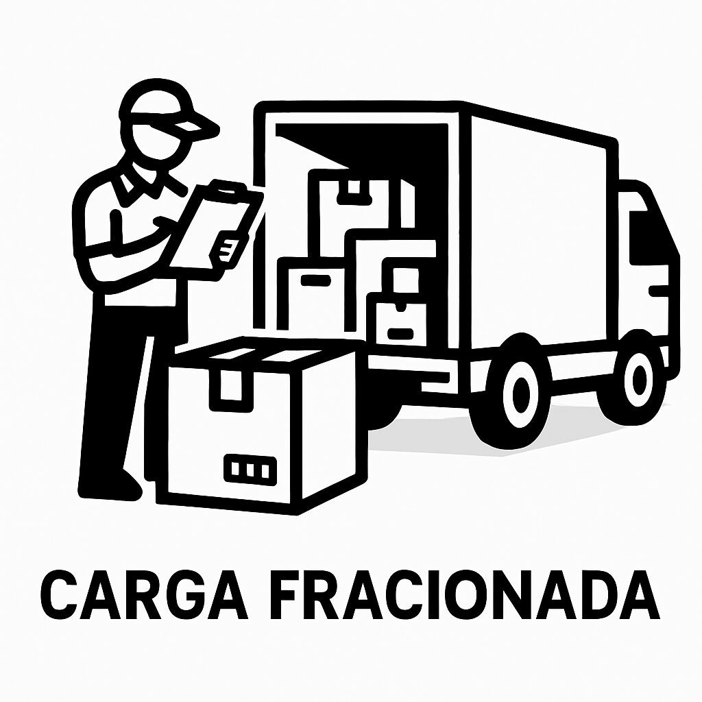 carga fracionada icone